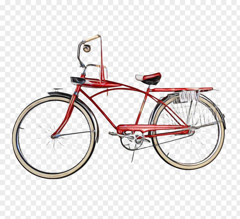 Bicycle Pedal Wheel Frame Saddle PNG