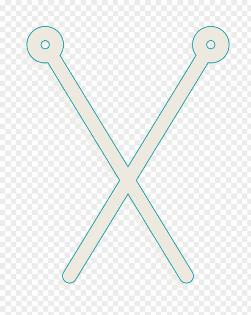 Knitting Neddles Icon Sewing Elements Tools And Utensils PNG