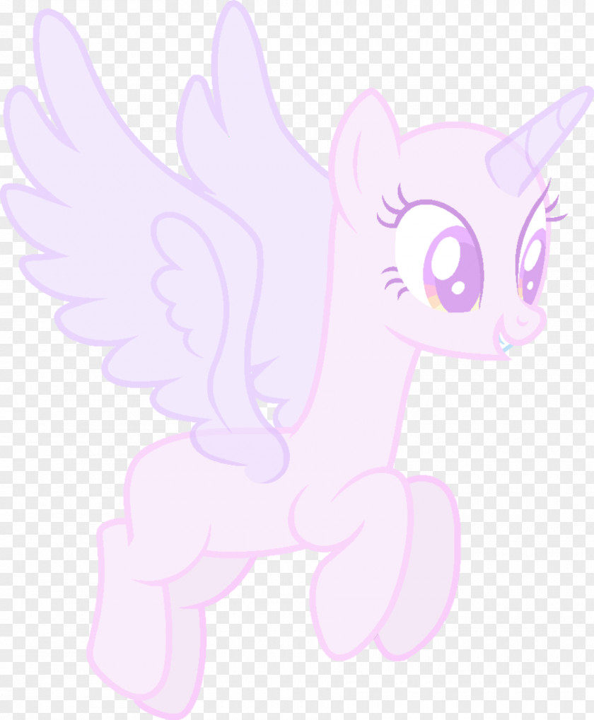 Long Neck Whiskers Pony Image Winged Unicorn Art PNG