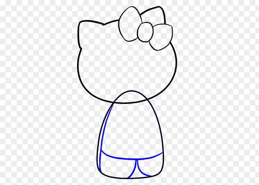 Irregular Lines Hello Kitty Drawing How-to Eye PNG