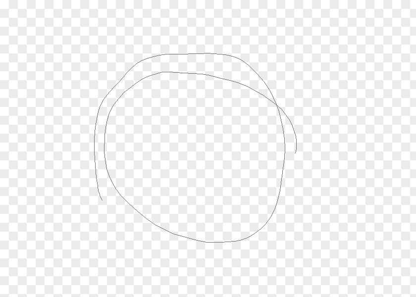 Floating Geometry Circle Oval White PNG