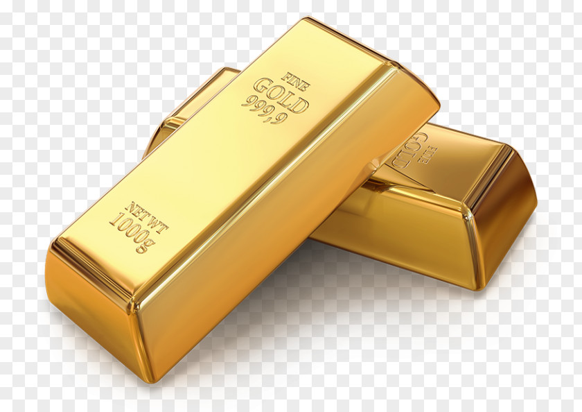 Gold Bar Ingot PNG