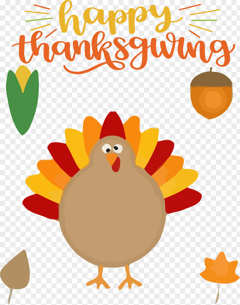 Happy Thanksgiving Turkey PNG