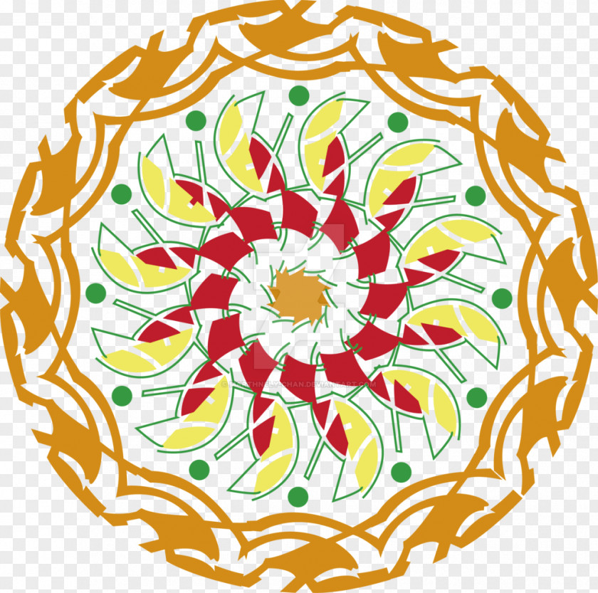 Mandala Square Floral Design Cut Flowers Leaf Food Petal PNG