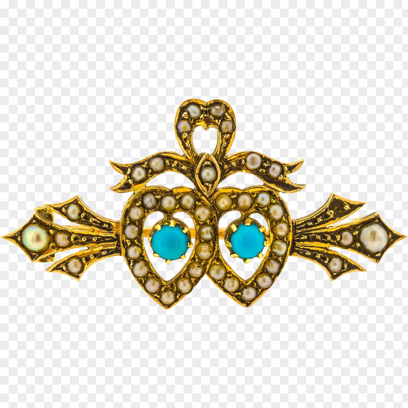 Pin Brooch Turquoise Nephrite Gemstone PNG