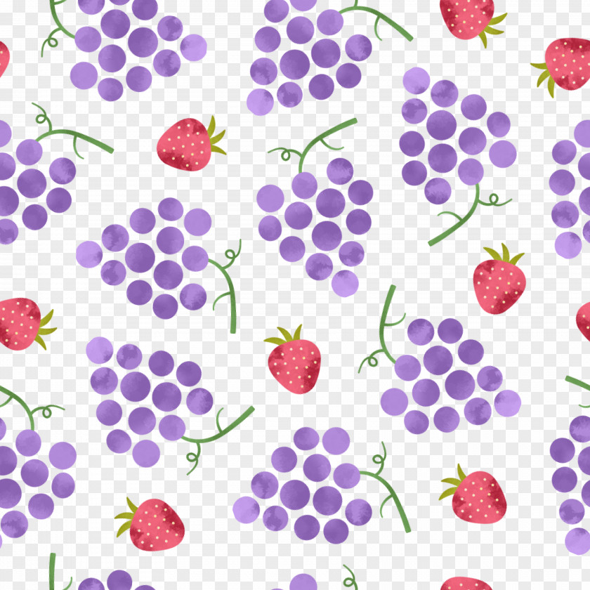Strawberry Fruit Grapes Background Wine Grape Auglis Wallpaper PNG