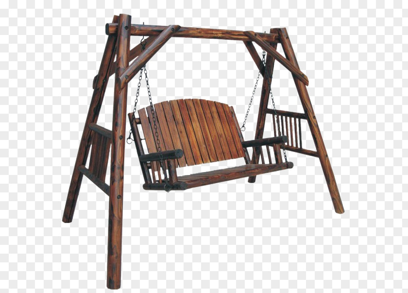Carbide Rocking Chair Wood Furniture Swing Carbonization PNG