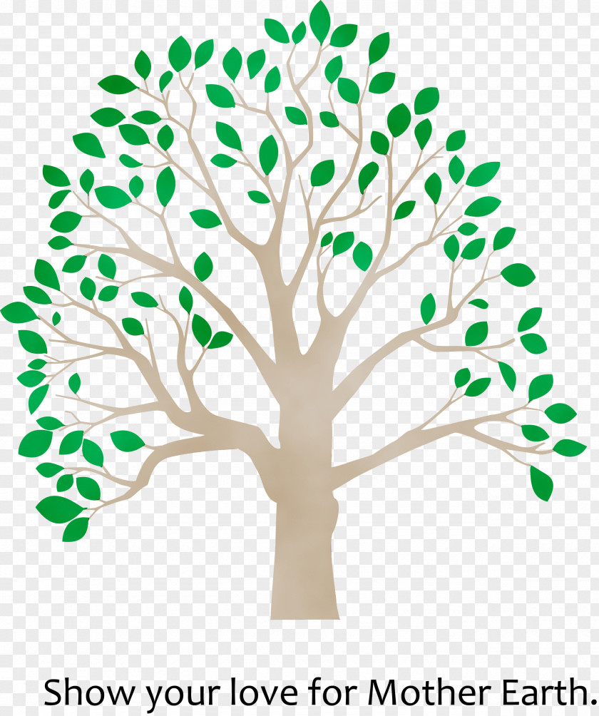 Green Tree Leaf Branch Plant PNG