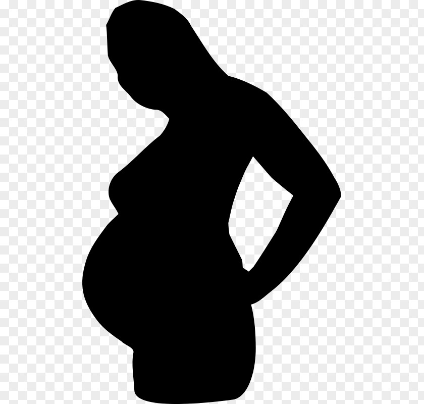 Pregnant Pregnancy Silhouette Woman Clip Art PNG