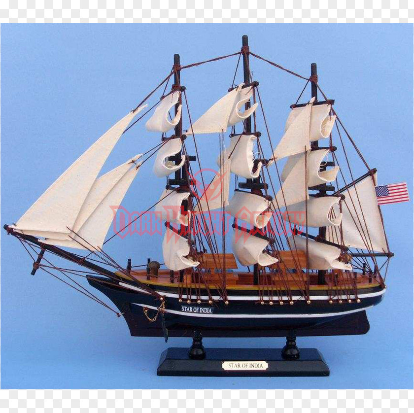 Star Ship Of India Wooden Model Clipper PNG