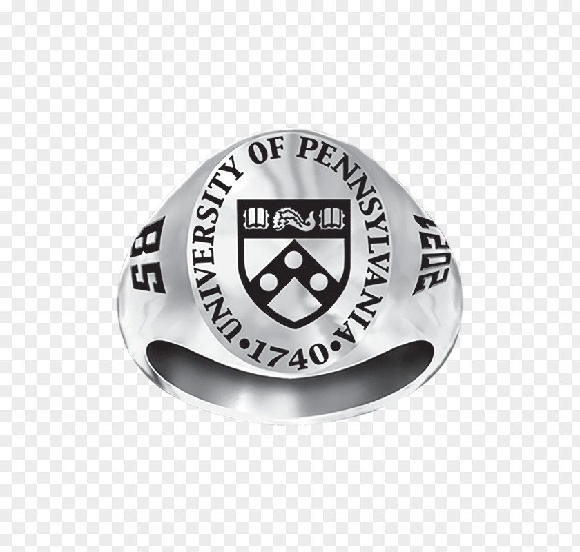 University Of Penn Pennsylvania Silver Body Jewellery Emblem PNG