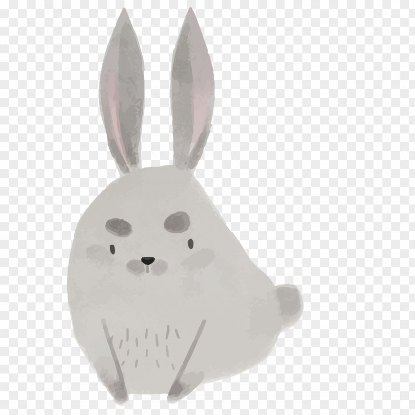 Vector Bunny Domestic Rabbit Drawing Fox PNG