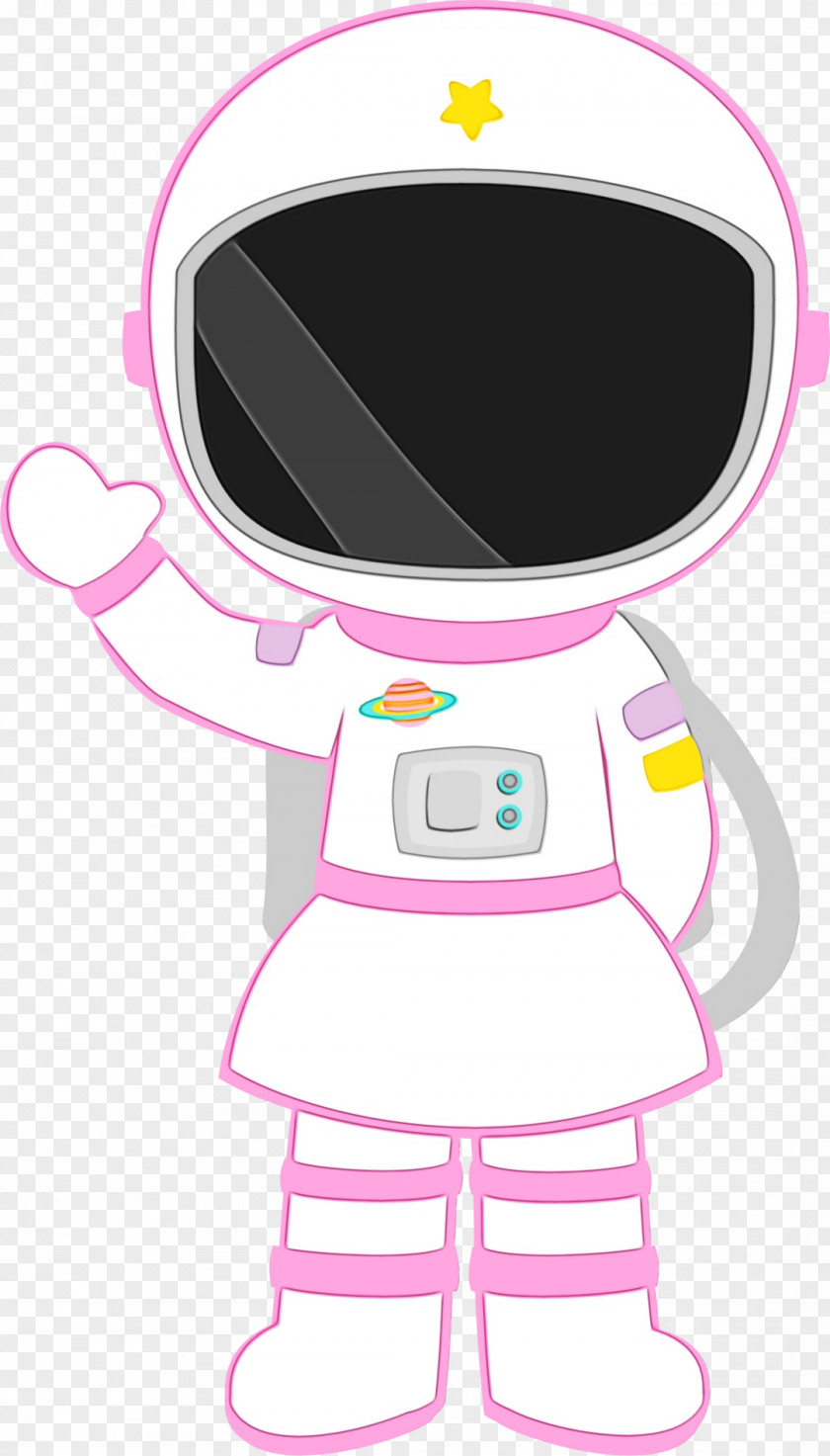 Cartoon Pink Solar System Background PNG