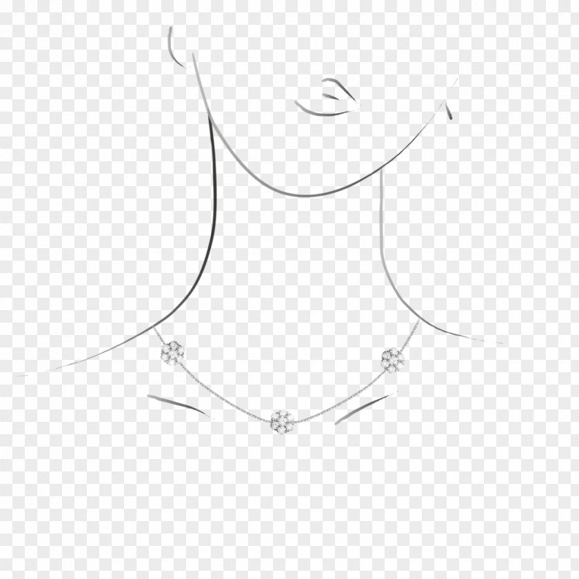 Jewelry Model Necklace White Body Jewellery PNG