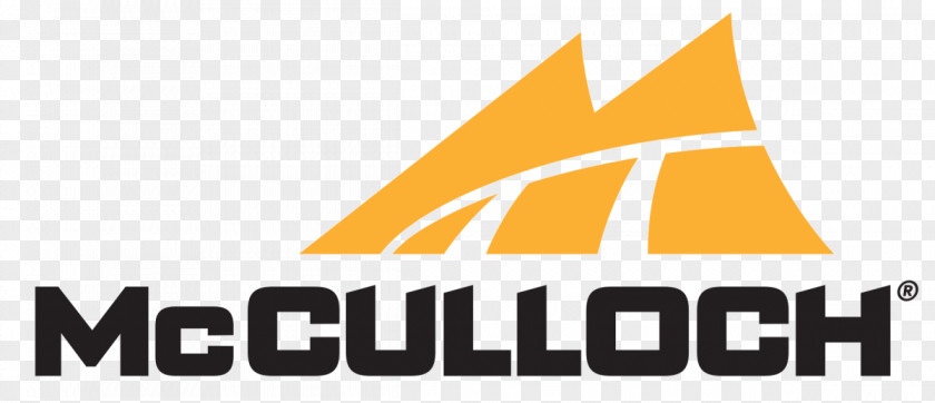Logo McCulloch Motors Corporation Chainsaw Brand Product PNG