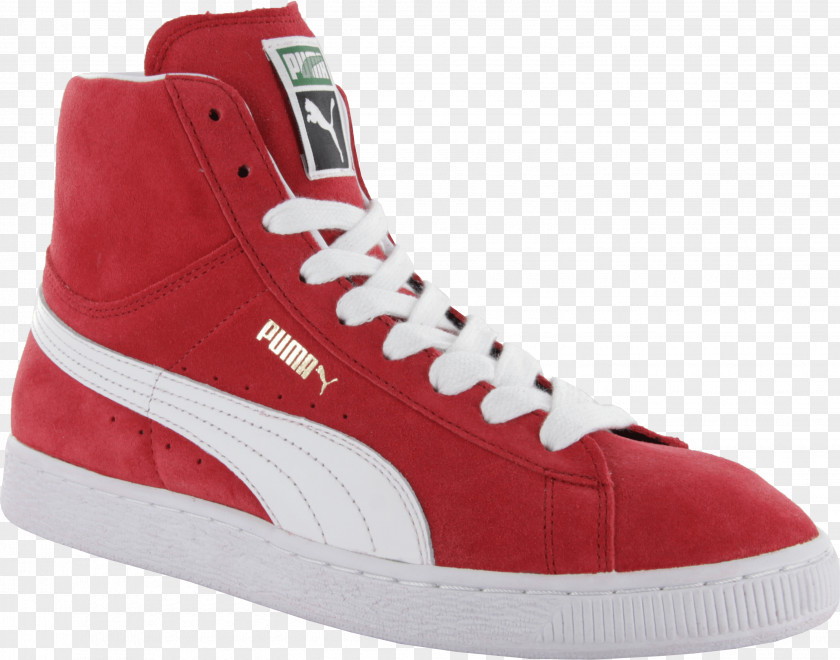 Maroon Puma Shoes For Women Skate Shoe Sports Suede PNG