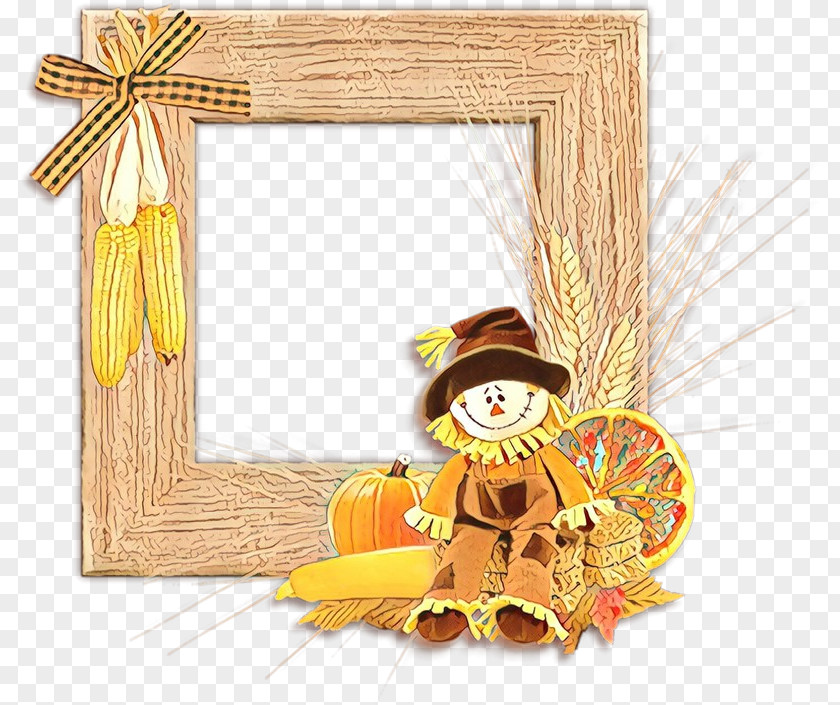 Picture Frame Animal Background Yellow PNG