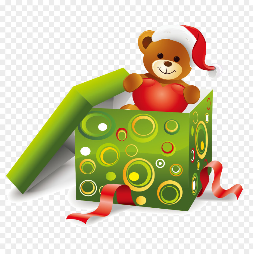 Vector Christmas Decorative Painting Gift PNG