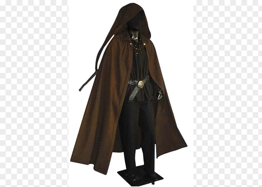 Cloak Middle Ages Robe Hood Cape PNG