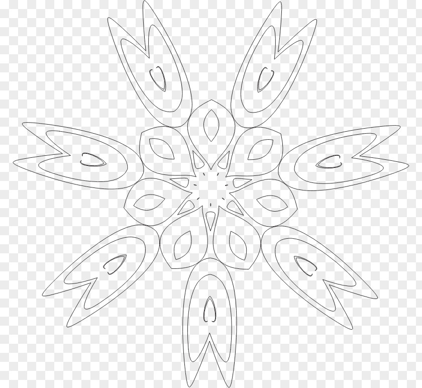 Floral Shapes /m/02csf Line Art Graphics Petal Drawing PNG