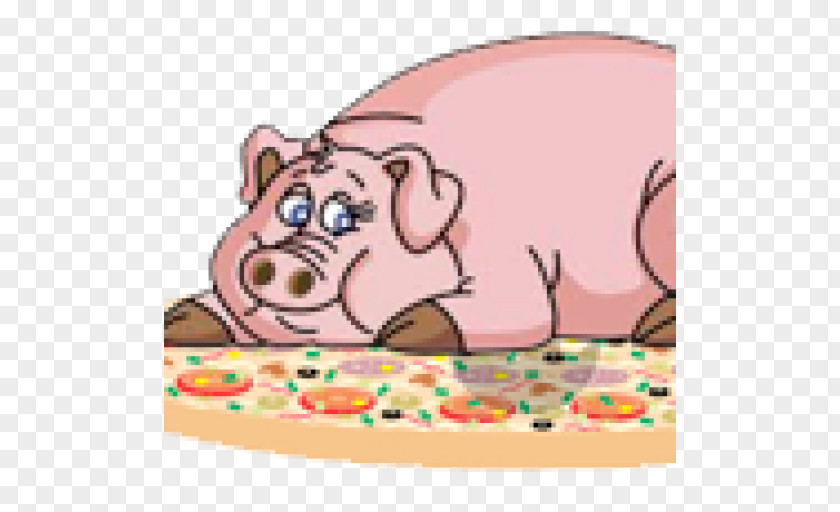 Pig On A Pie Drawing Cartoon Clip Art PNG