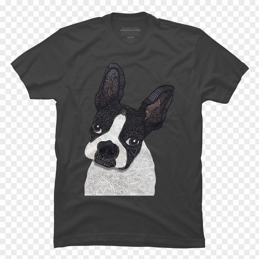 T-shirt Boston Terrier Dog Breed HUNDE/POSTKARTEN Design By Humans PNG