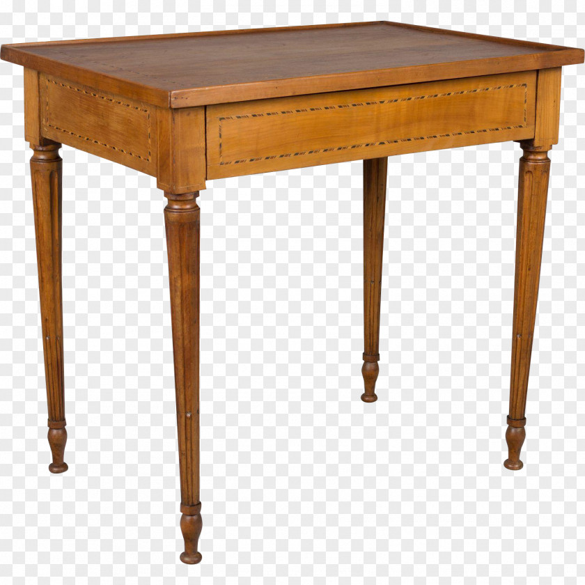Table 19th Century Louis XVI Style Writing Desk Furniture PNG