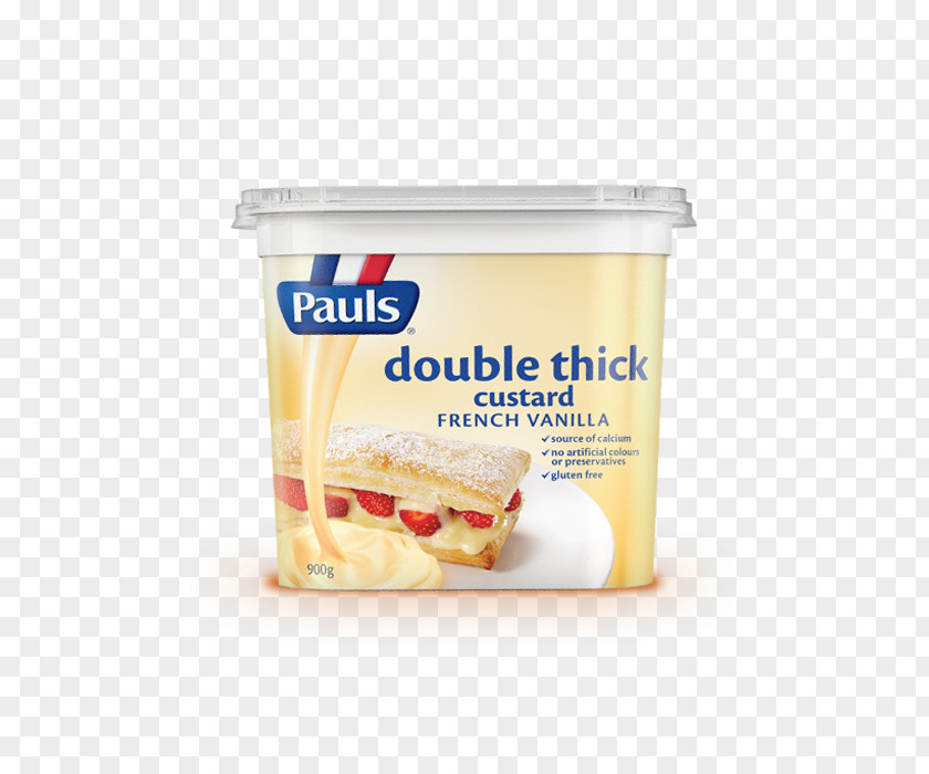 Vanilla Cream Custard French Cuisine Eggnog Pauls PNG