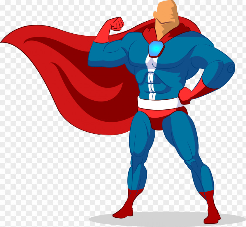 Vector Painted Superman Clark Kent Superhero Royalty-free Illustration PNG