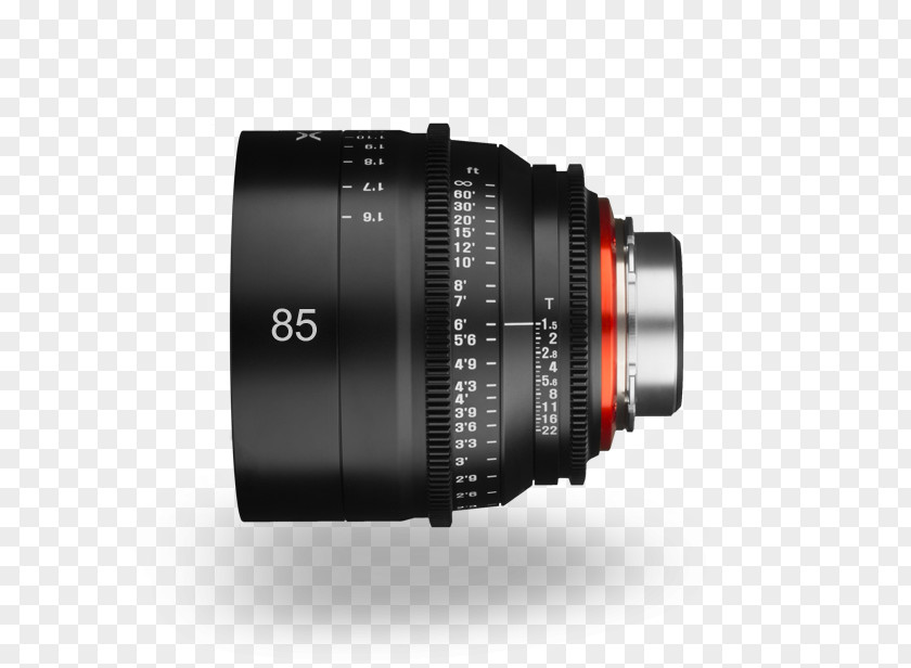 Camera Lens Canon EF Mount 50mm Prime Samyang Optics PNG