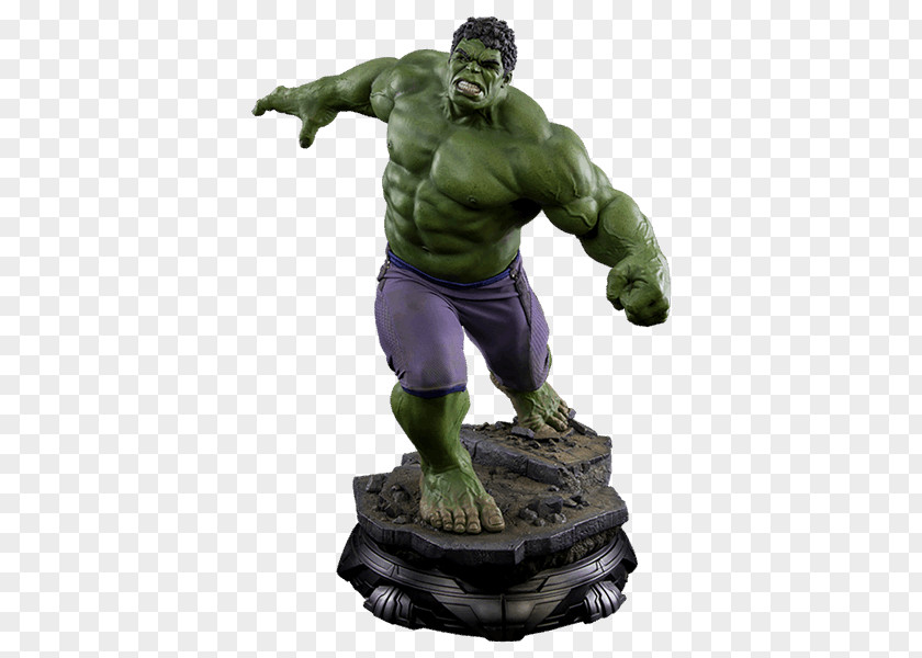 Hulk Iron Man Ultron Sideshow Collectibles Statue PNG