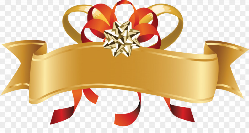 Ribbon Red Gift Clip Art PNG