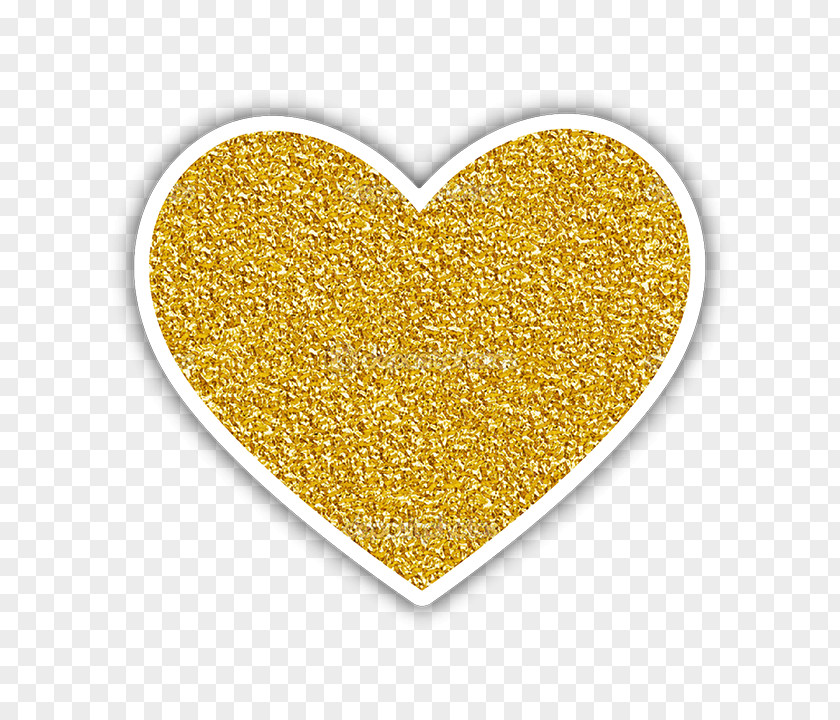 Salam Stickers Sticker Heart Gold Clip Art PNG