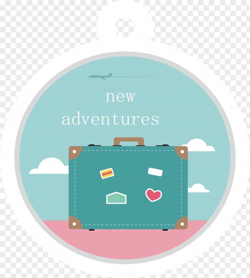 Summer Travel, Logo Travel Suitcase PNG