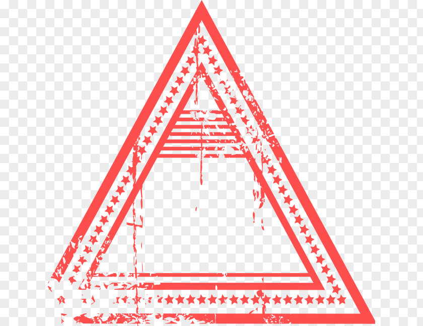 Vintage Travel Tag Triangle Area Point Black And White PNG