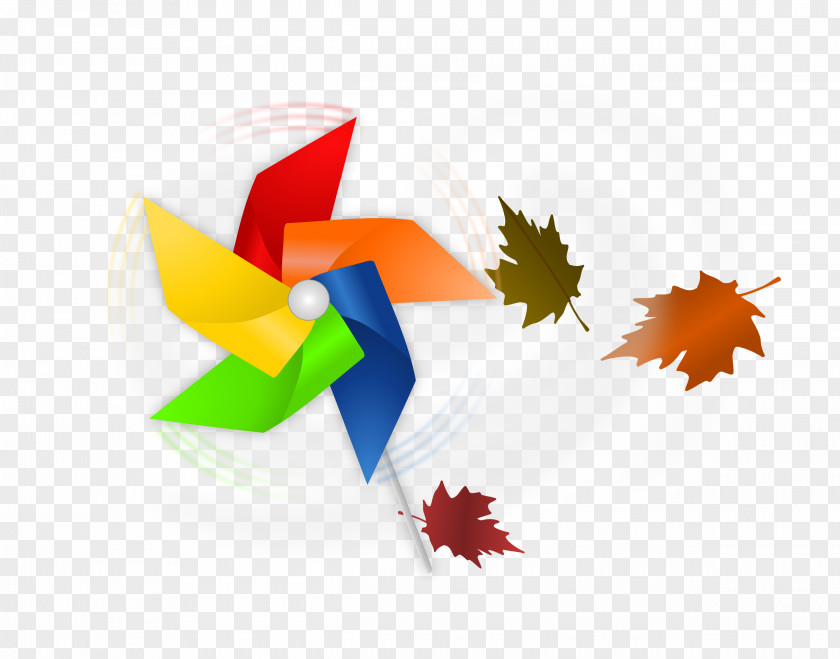 Windmill Wind Leaf Clip Art PNG