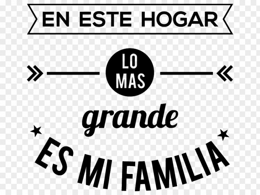 Family Sticker Wall Decal Spanish Home PNG