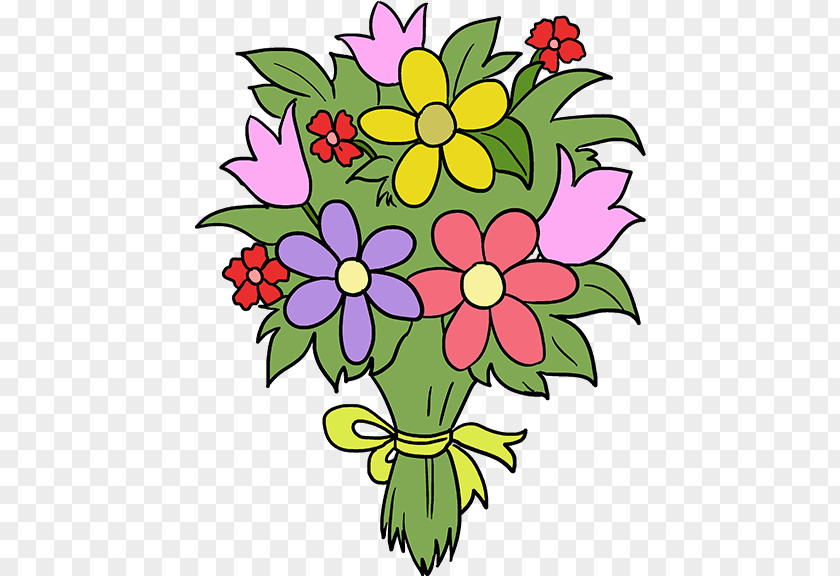 Herbaceous Plant Wildflower Bouquet Of Flowers Drawing PNG
