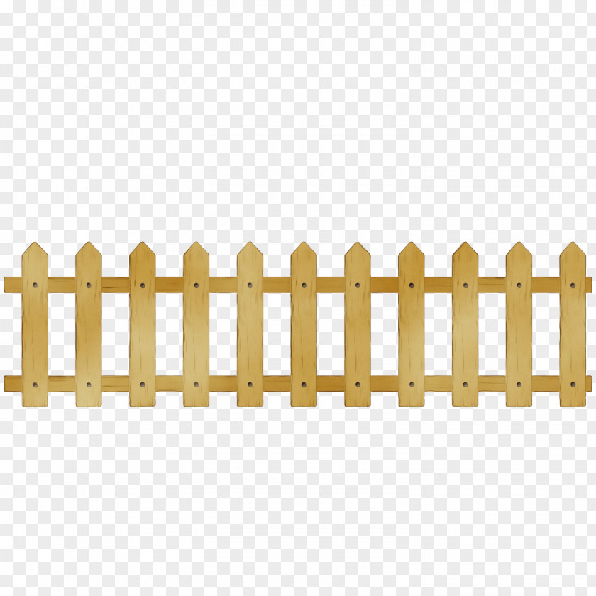Picket Fence Home Fencing Watercolor Flower Background PNG