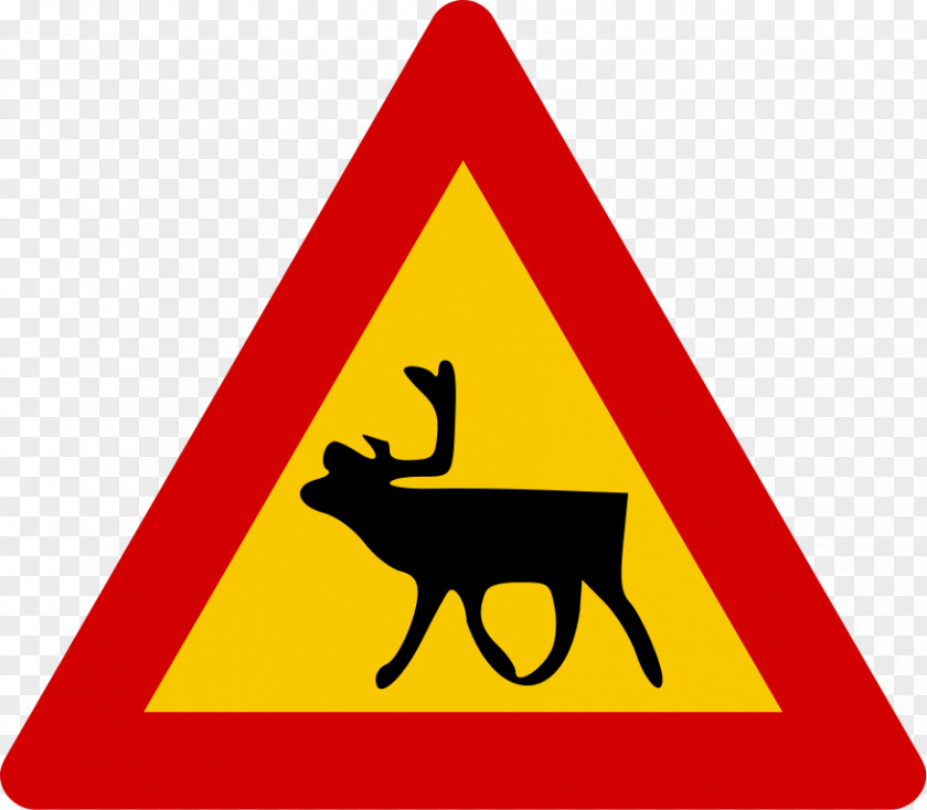 Sign Board Iceland Norway Reindeer Traffic PNG