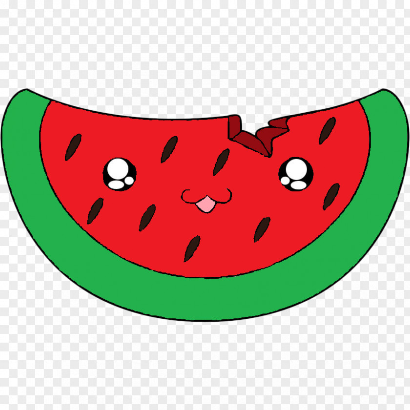 Cute Cartoon Watermelon Slice Drawing Cuteness Clip Art PNG