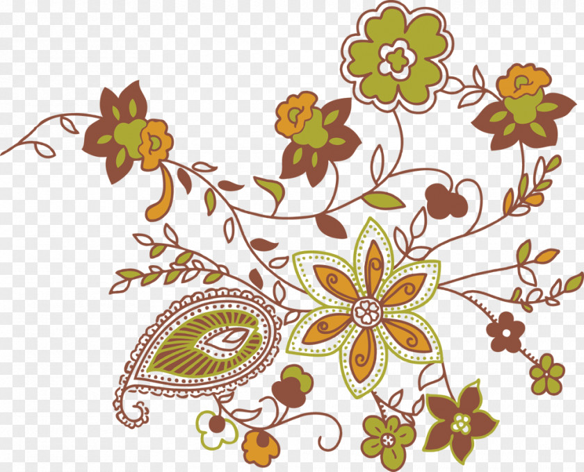 Design Paisley Art PNG