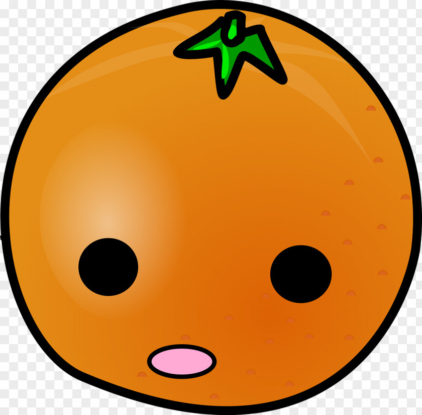 Orange Cartoon Clip Art PNG