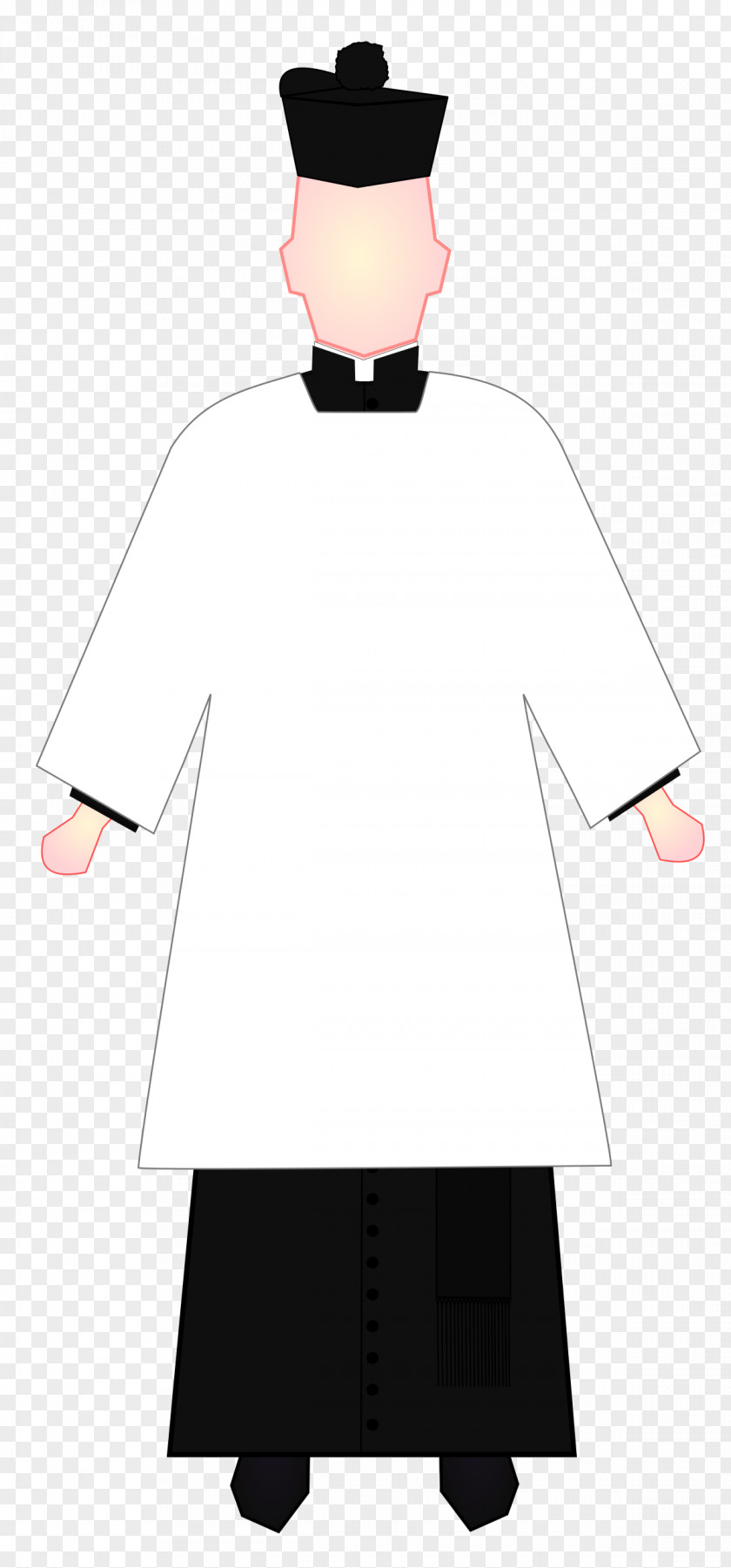 Robe Neck White Clothing Sleeve Uniform Academic Dress PNG