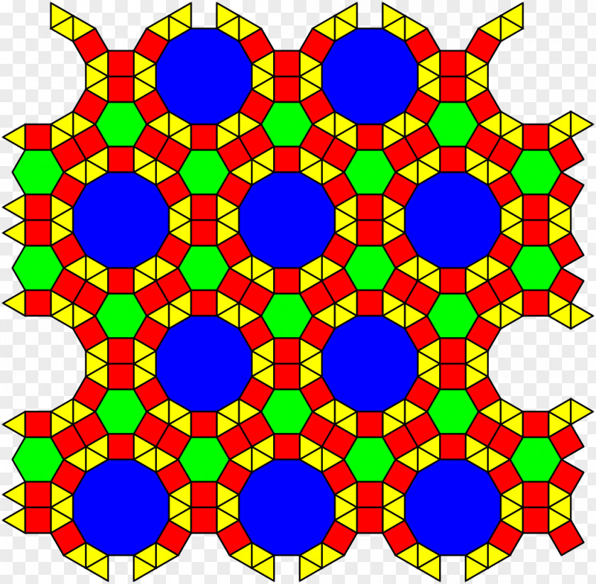 Uniform Symmetry Kaleidoscope Circle Pattern PNG