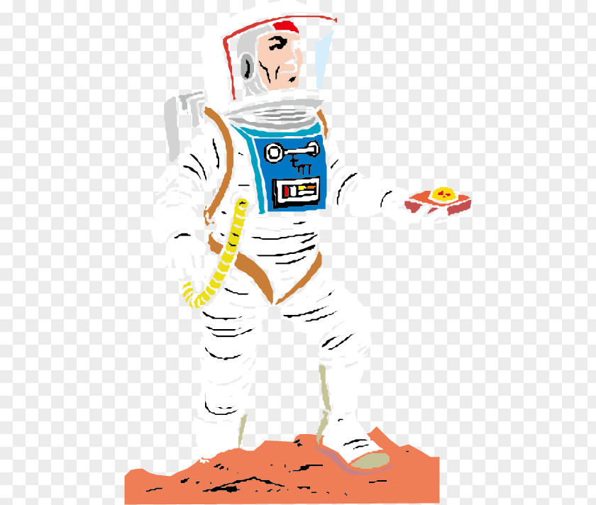 Vector Astronaut Outer Space Illustration PNG