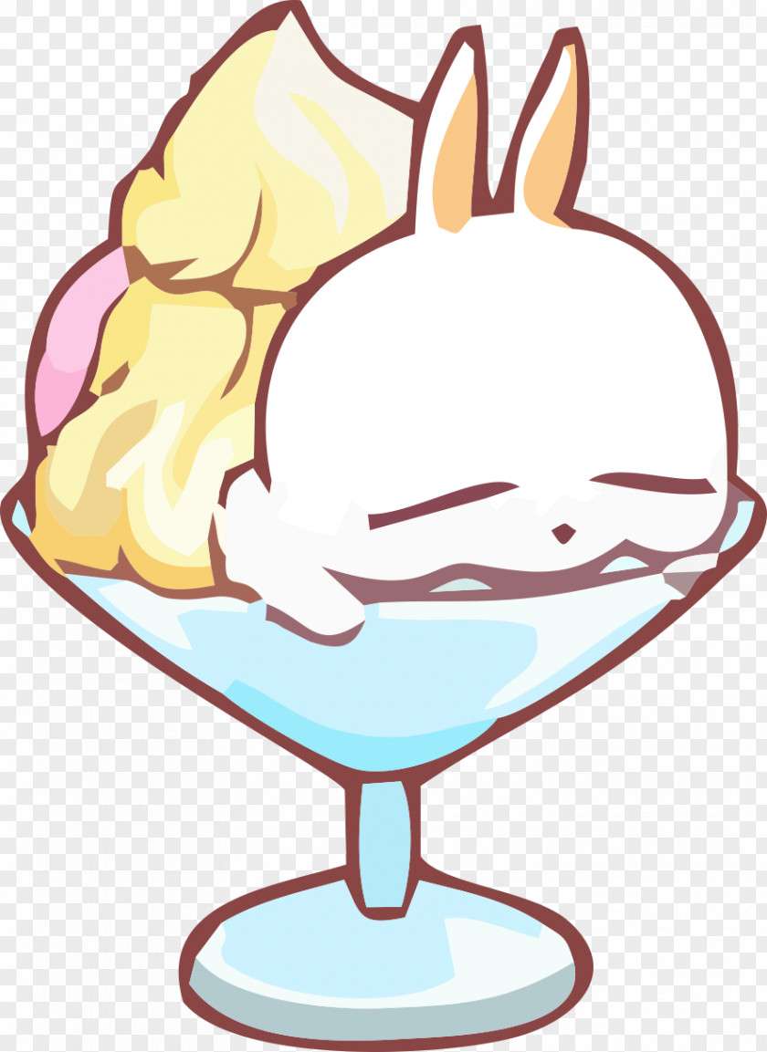 Bunny Ice Cream Clip Art PNG