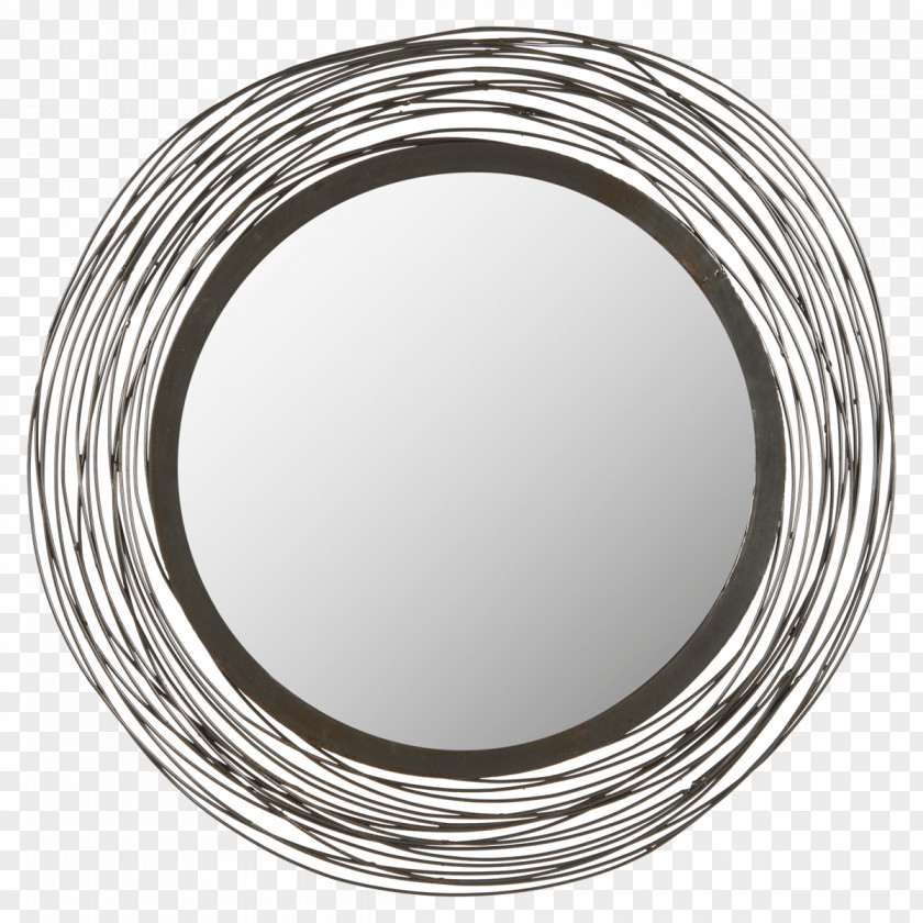 Light Effect Decorative Frame Mirror Wall Table Metal PNG