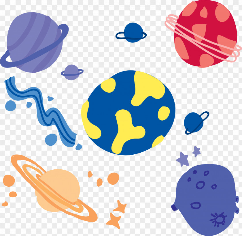 Planet Earth Painted Material Clip Art PNG