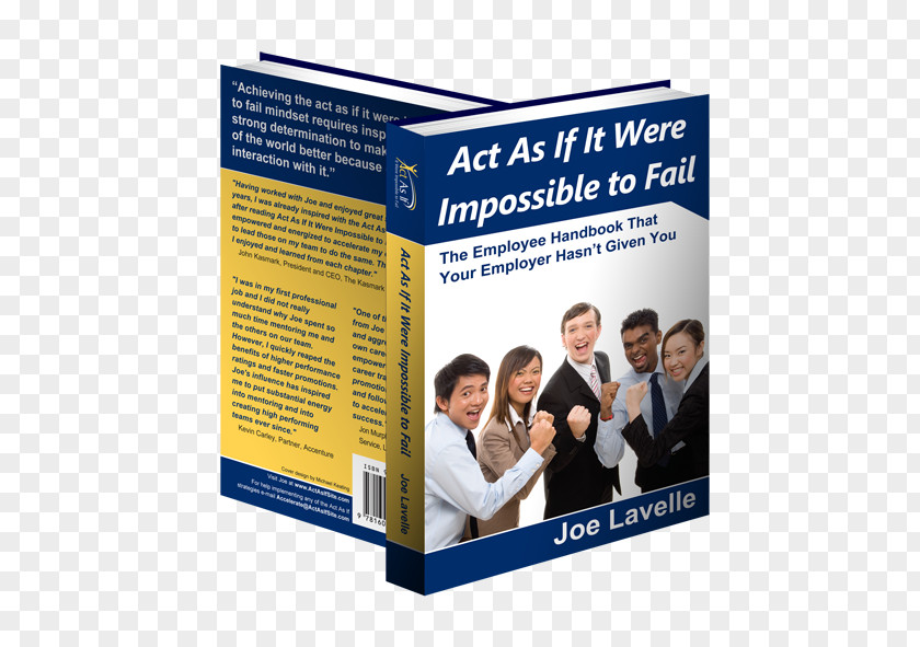Content Area Writing Book Cover Advertising Product Public Relations To Guarantee Success, Act As If It Were Impossible Fail. Fail: The Employee Handbook That Your Employer Hasn't Given You PNG